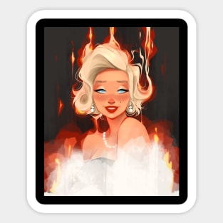 Marilyn Sticker